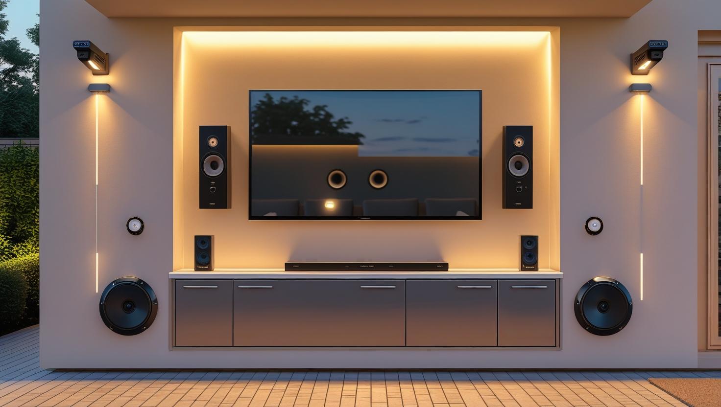 Custom home theater wiring